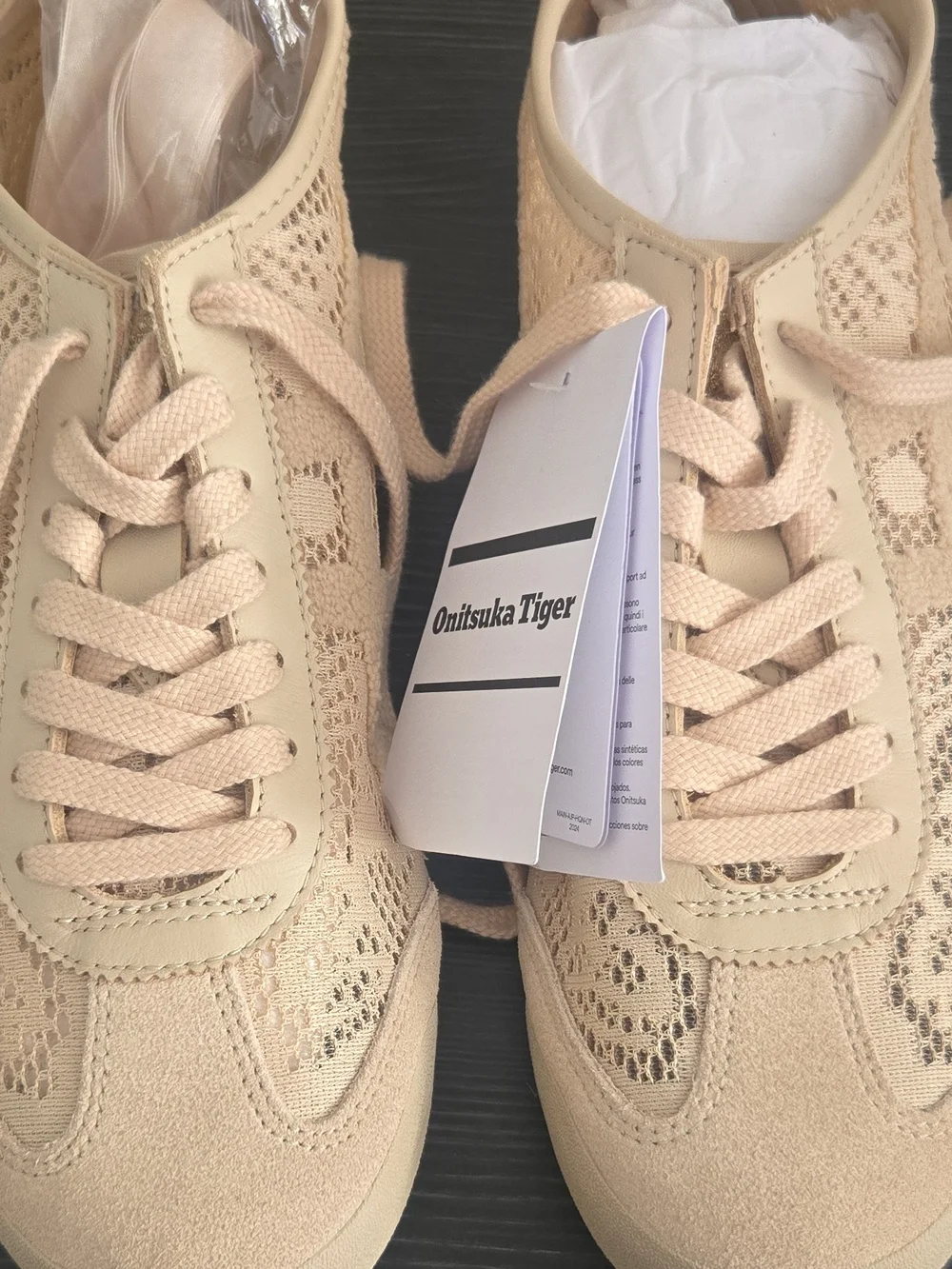 Onitsuka Tiger by Asics Women’s Lace-Up Sneakers in Light Beige